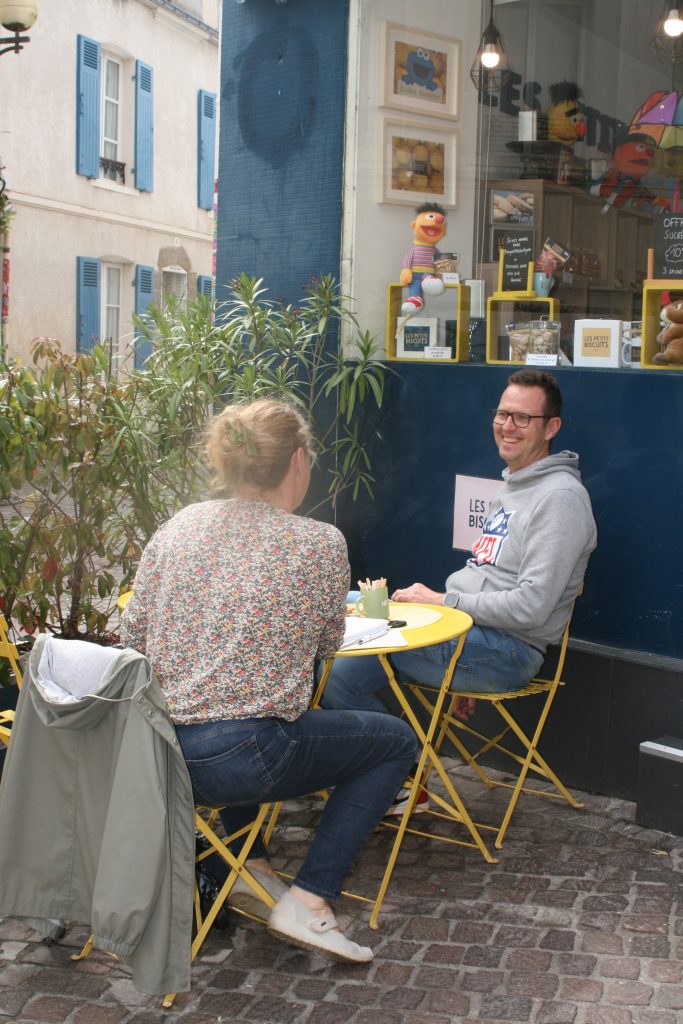 La terrasse des Petits Biscuits à Pornic